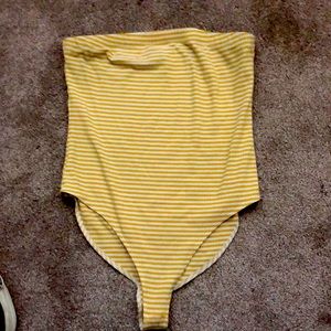 Strapless Forever 21 Bodysuit